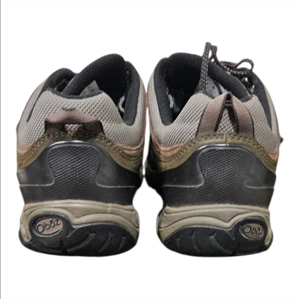 Oboz Tamarack Low B-DRY Waterproof Hiking Shoes Mens Brown Olive Green‎ Trail